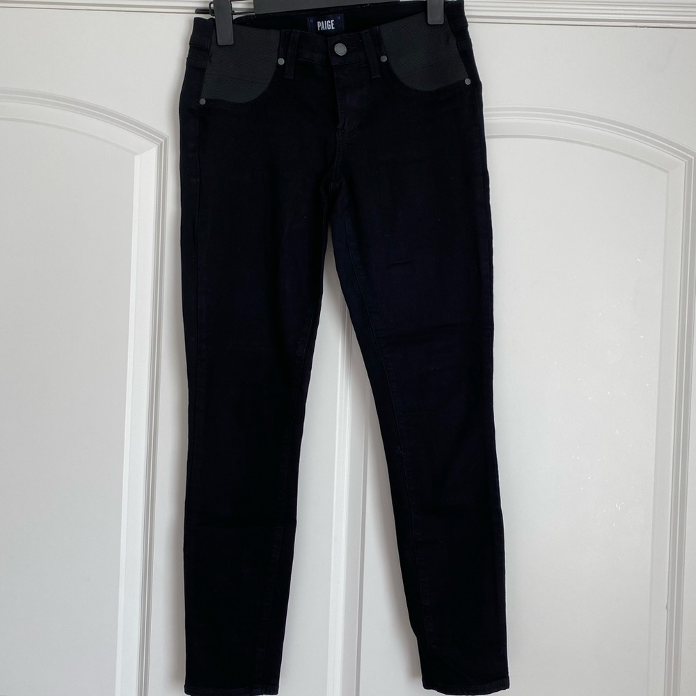 Paige Denim Black Maternity Jeans